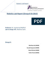 Robotics Lab Report Group 8 PDF