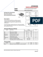 Advanced Power Electronics Corp.: AP4506GEM