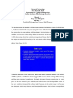 Synthetic Detergent and Linear Alkyl Benzene 