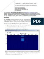 Modeling Electrical Resistivity With RES2DMOD