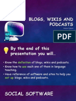 Blogs, Wikis and Podcasts