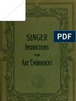 (1911) Singer Instructions For Art Embroidery