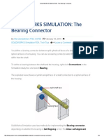 Solidworks Simulation - The Bearing Connector