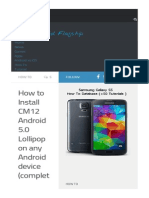 Install Cm12 Android 5 0 Lollipop On Any Android Device