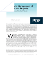 Strategic Management of Intellectual Property AN INTEGRATED APPROACH