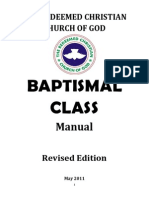 RCCG Baptismal Class Manual