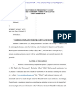 PJ Clarke's v. Hitz - Cybersquatting Complaint PDF