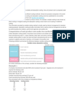 Explain The Difference Between Variable and Absorption Costing