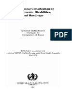 WHO Impairment Disablity Handicap PDF