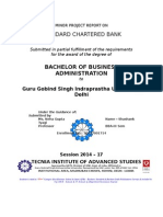 Project Report STANDARD CHARTERED BANK