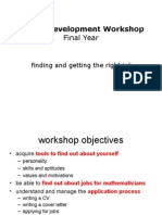 Career Development Workshop