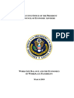 U.S. President's Study of American Work-Life Balance (March 2010)