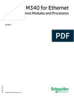 Modicon M340 For Ethernet Communications Modules and Processors