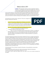 What Is Cqi in Lte?: Contains Information Sent From A Ue To The Enode-B To Indicate A