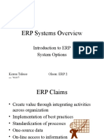 ERP Systems Overview: Introduction To ERP System Options