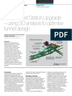 Bond Street Station Upgrade - Using 3D Analysis To Optimise Tunnel Design