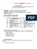 Surface Chemistry