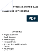 Remotely Controlled Android Based Electronic Notice Board