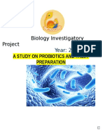 Biology Investigatory Project