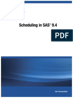 Scheduling in SAS 9.4