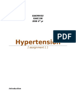 Hypertension: (Assignment 1)