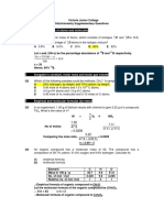 01 - Ans To Stoichiometry Supplemtary QN - 2012