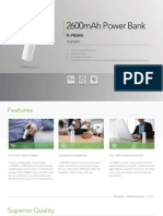 TL-PB2600 V1 Datasheet