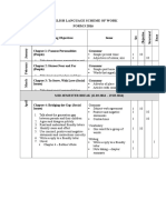 English Language Scheme of Work