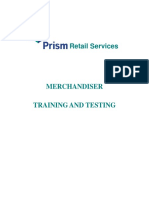 Prism MerchandiserTraining Manual - 2