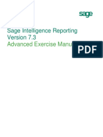 Sage Intelligence Reporting - Advanced Exercise Manual