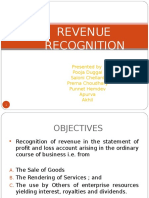 As 9 - Revenue Recognition: Presented by Pooja Duggal Saloni Chellani Prerna Choudhary Punnet Hemdev Apurva Akhil