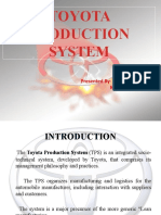 Toyota Production System: Presented By-Mohd - Arish