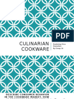 Culinarian Cookware Case Analysis