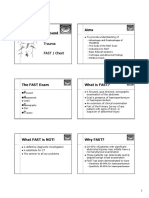 Emergency Ultrasound Aims: F A S T