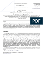 Dynamics of Satellite Separation System