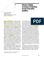 Jyri Pakarinen, David T. Yeh A Review of Digital Techniques For Modeling Vacuum-Tube Guitar Amplifiers