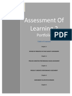 Assessment of Learning 2