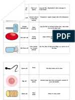 Specialised Cells Card Sort