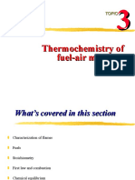 Thermochemistry of Fuel-Air Mixtures