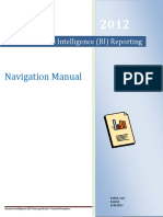 Navigation Manual: SAP Business Intelligence (BI) Reporting