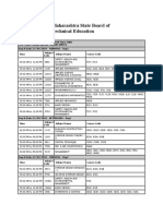 Summer 2010 Time Table