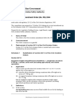 Civil Aviation Amendment Order (No. R9) 2004 As Amended