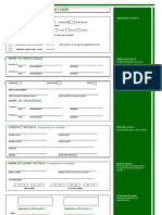 One Private Investment Application Form (SCMF)