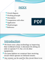 Index: Circuit Diagram Working Principle Description Comparision With Other Application Disadvantages Reference