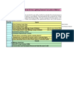 Street & Area Lighting Deemed Calculation Method: Metal Halide Low Pressure Sodium