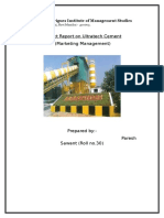 Marketing Project Report - Ultratech Cementfinal