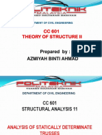 CC 601 Theory of Structure Ii: Prepared By: Azmiyah Binti Ahmad