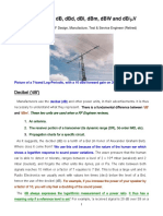 Unit of Measure - DB, DBD, DBi, DBM, DBW and DBMV