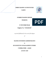 Implant Training Report Format