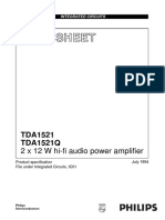 2 X 12W SA TDA1521